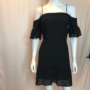 BLACK TOPSHOP MINI DRESS